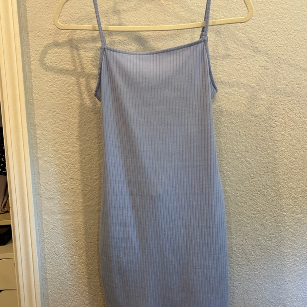 Light blue Spaghetti Strap Dress
